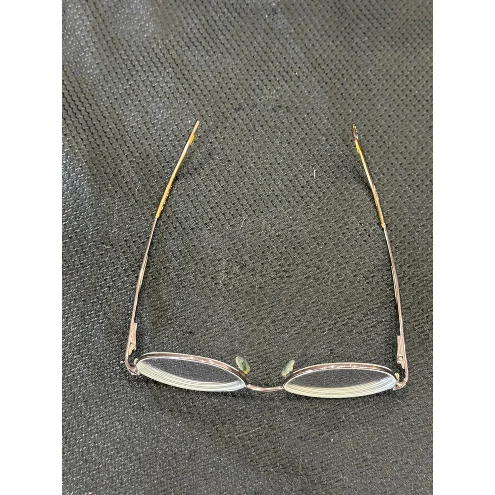Vintage Elizabeth Arden EA-1016-1 Women Gunmetal Oval Eyeglasses Frame 52-17-130